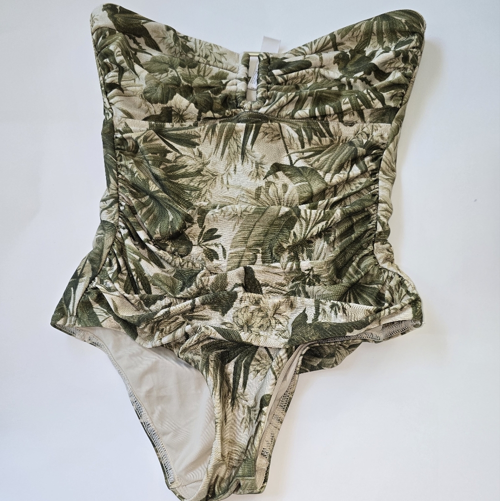 ZIMMERMANN Tropical Print One Piece Swimsuit